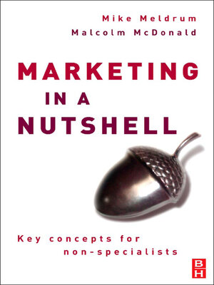 cover image of Marketing in a Nutshell